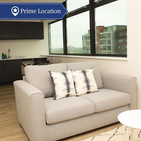 Dashing 1Br Penthouse Near Mcr Stadiums Manchester Buitenkant foto