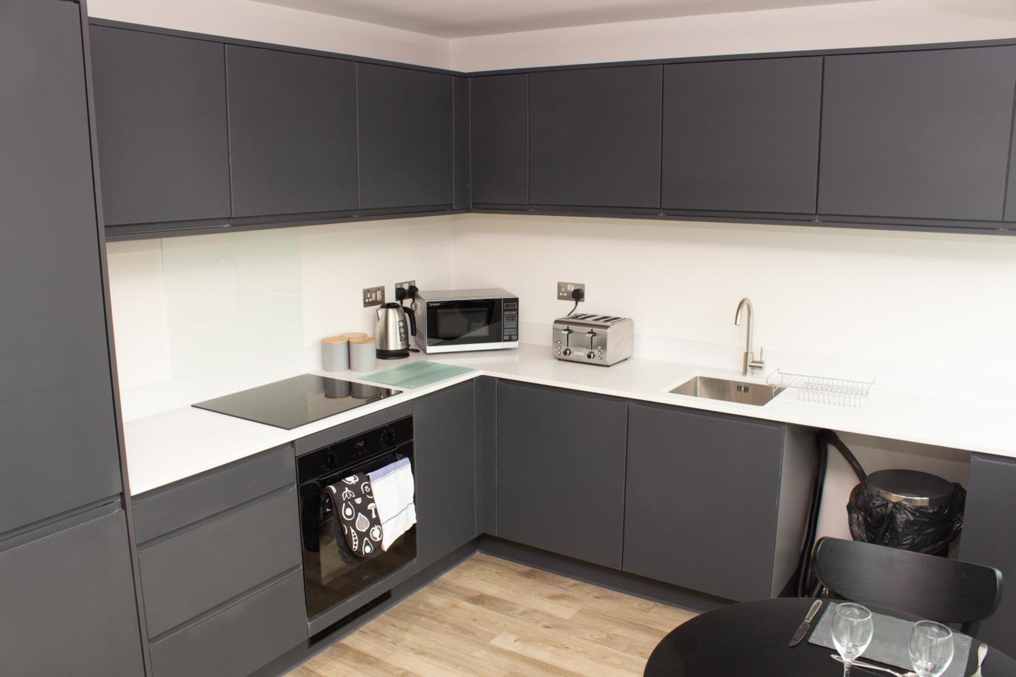 Dashing 1Br Penthouse Near Mcr Stadiums Manchester Buitenkant foto